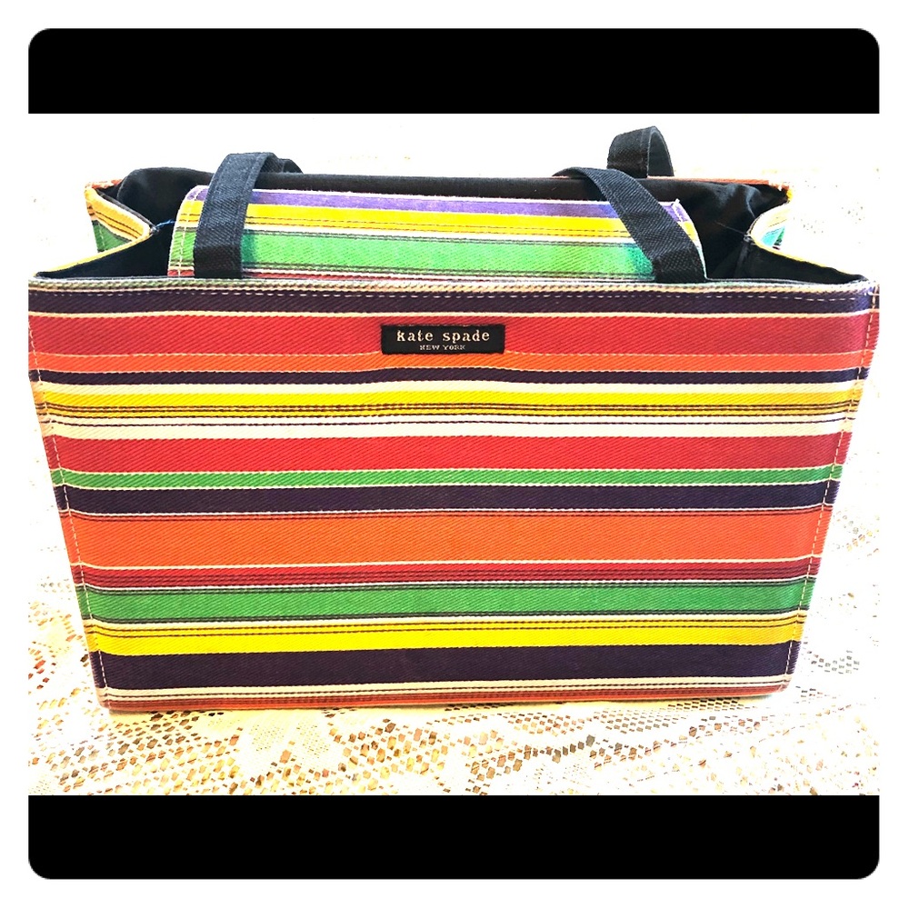 kate spade multi color tote